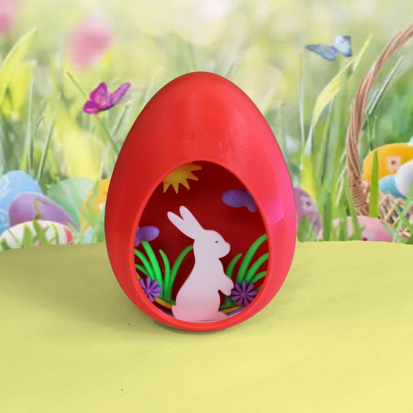 Easter Egg Shadow Box