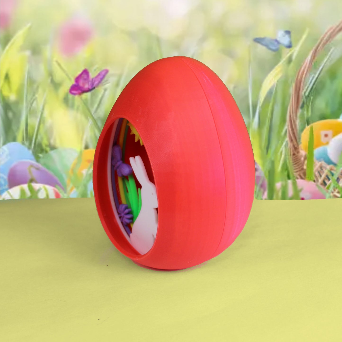 Easter Egg Shadow Box