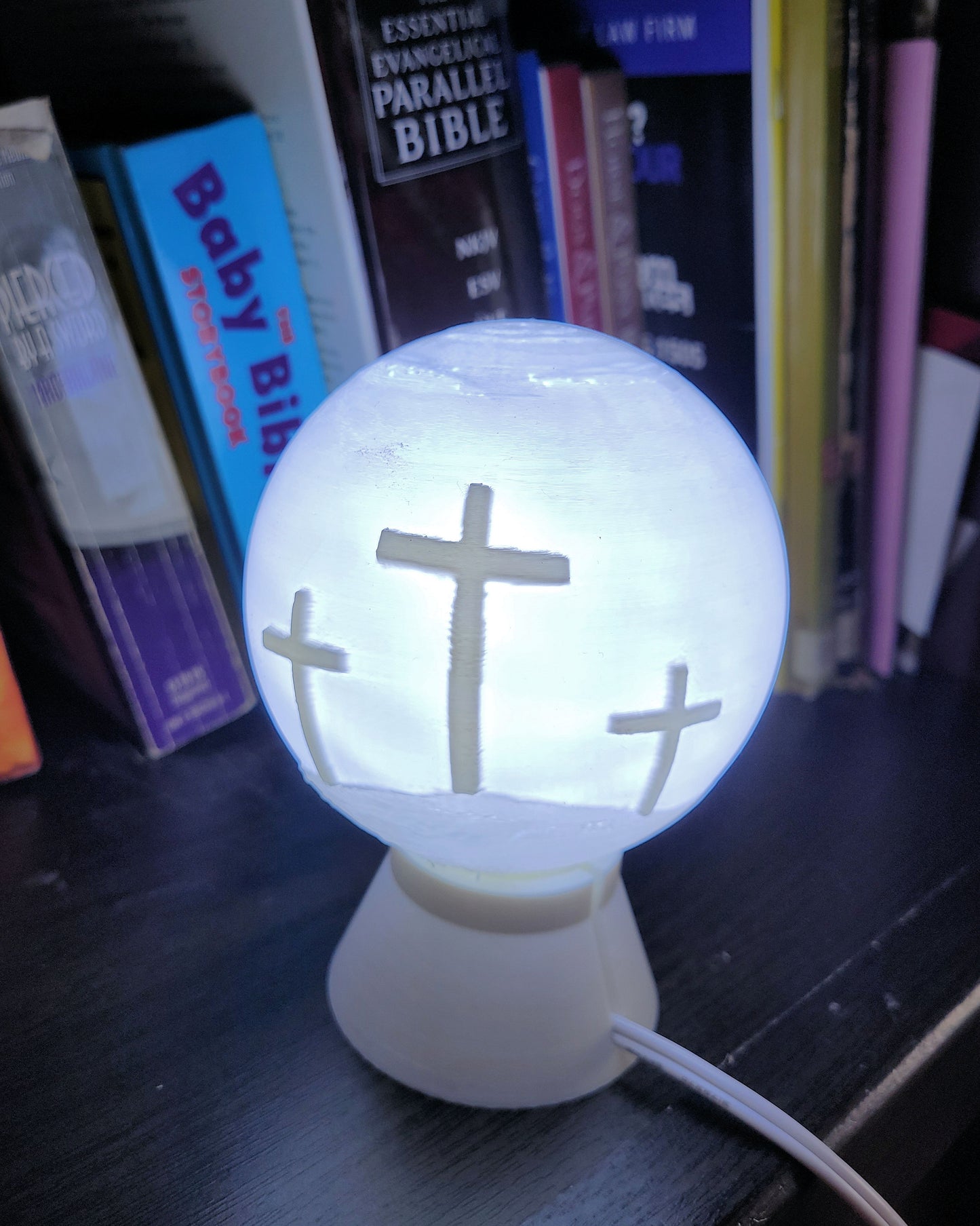 Easter He is Risen Light Globe