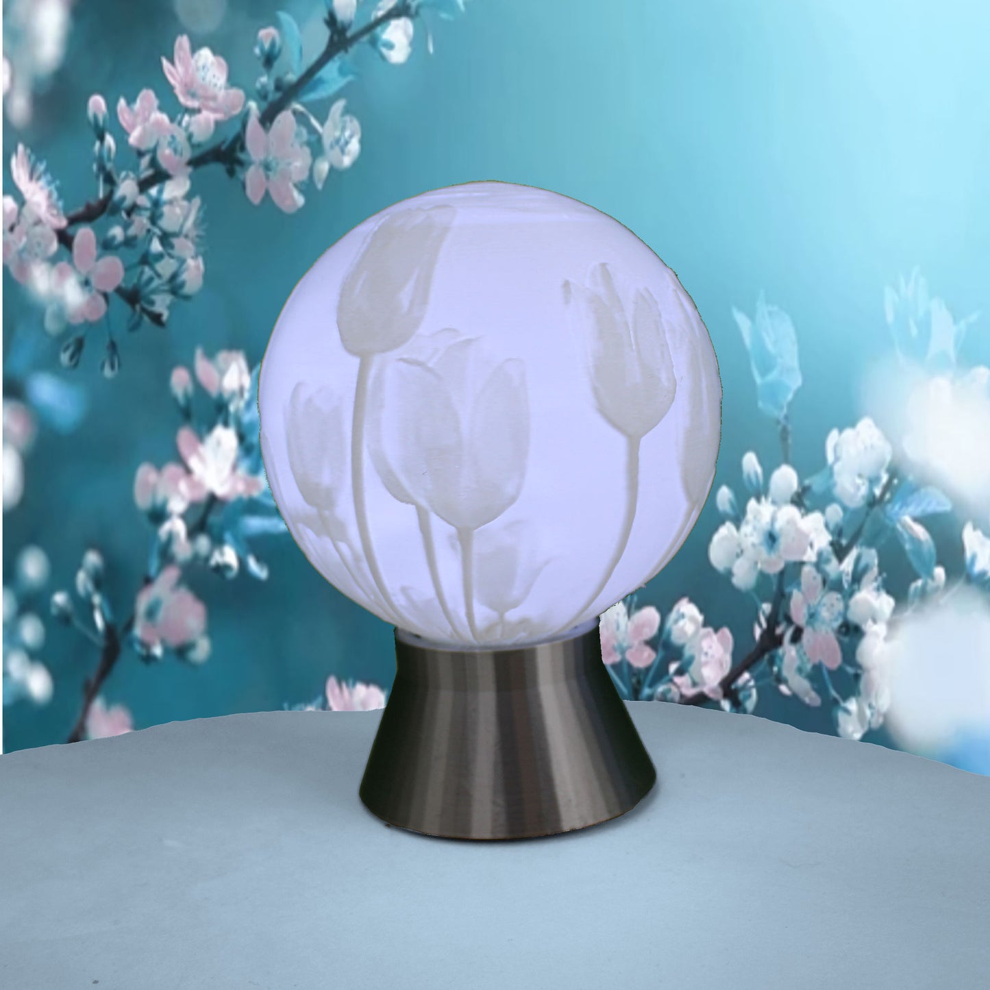 April Birth Month Flower Light Globe - Daisy , Tulip