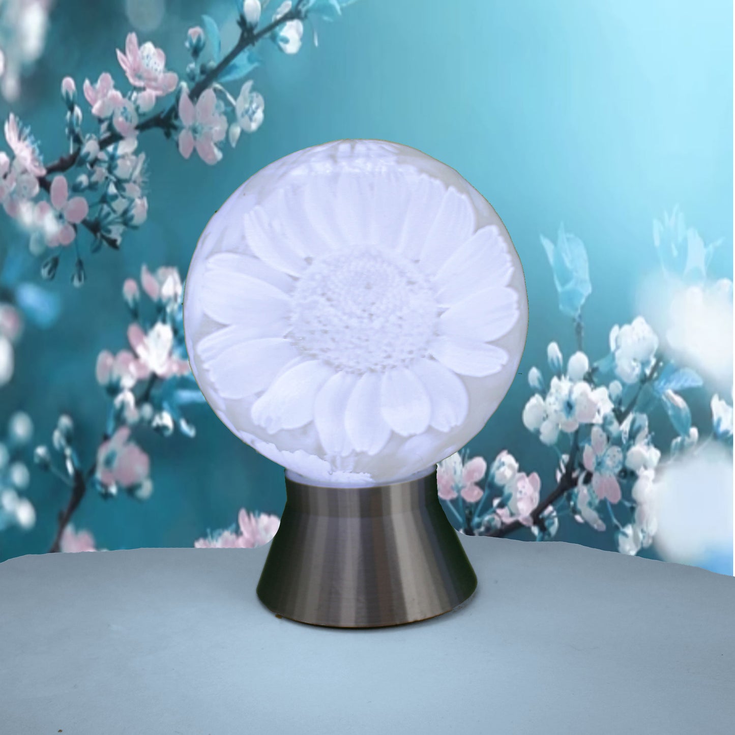 April Birth Month Flower Light Globe - Daisy , Tulip