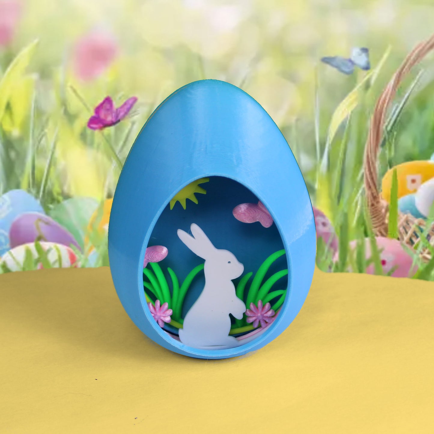 Easter Egg Shadow Box