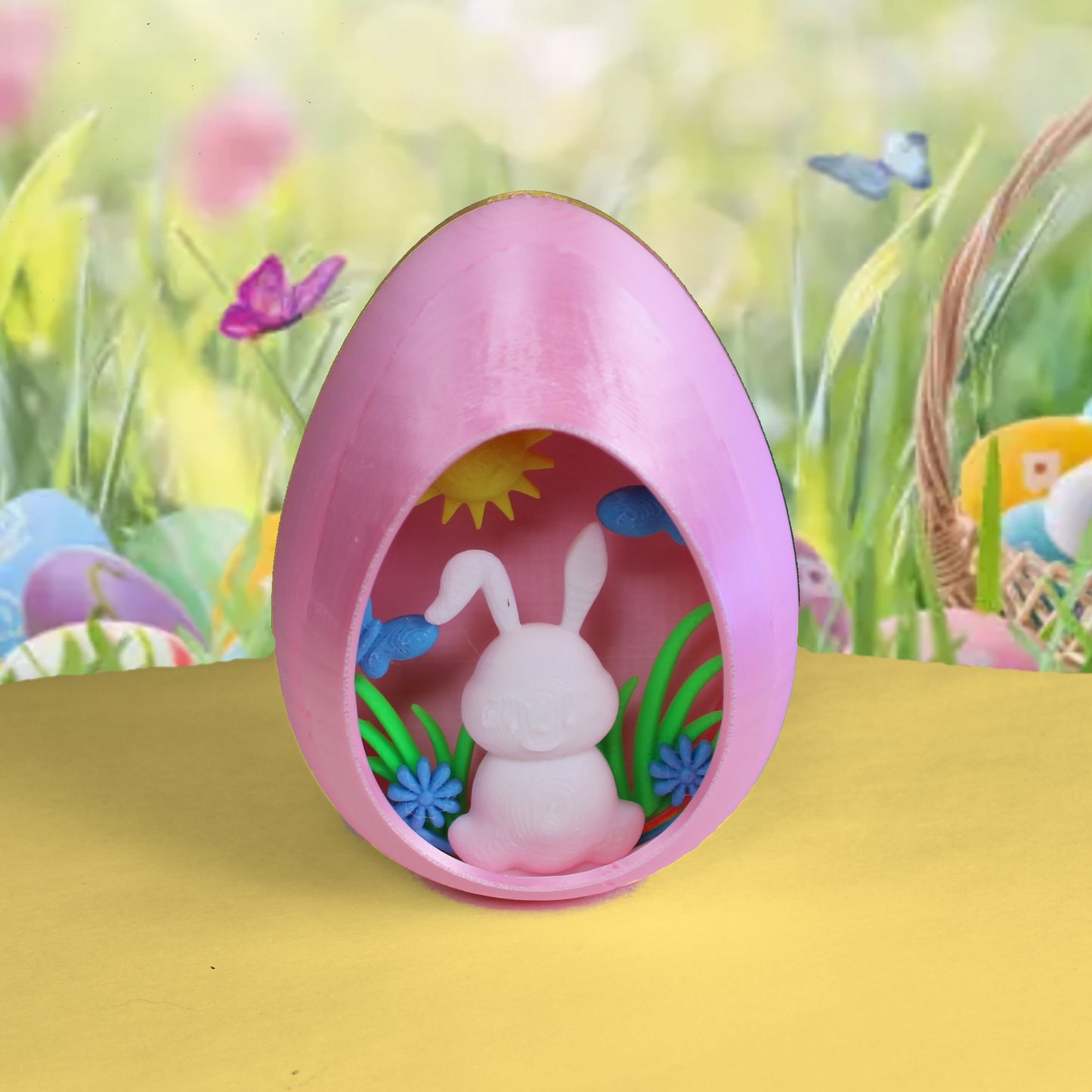 Easter Egg Shadow Box
