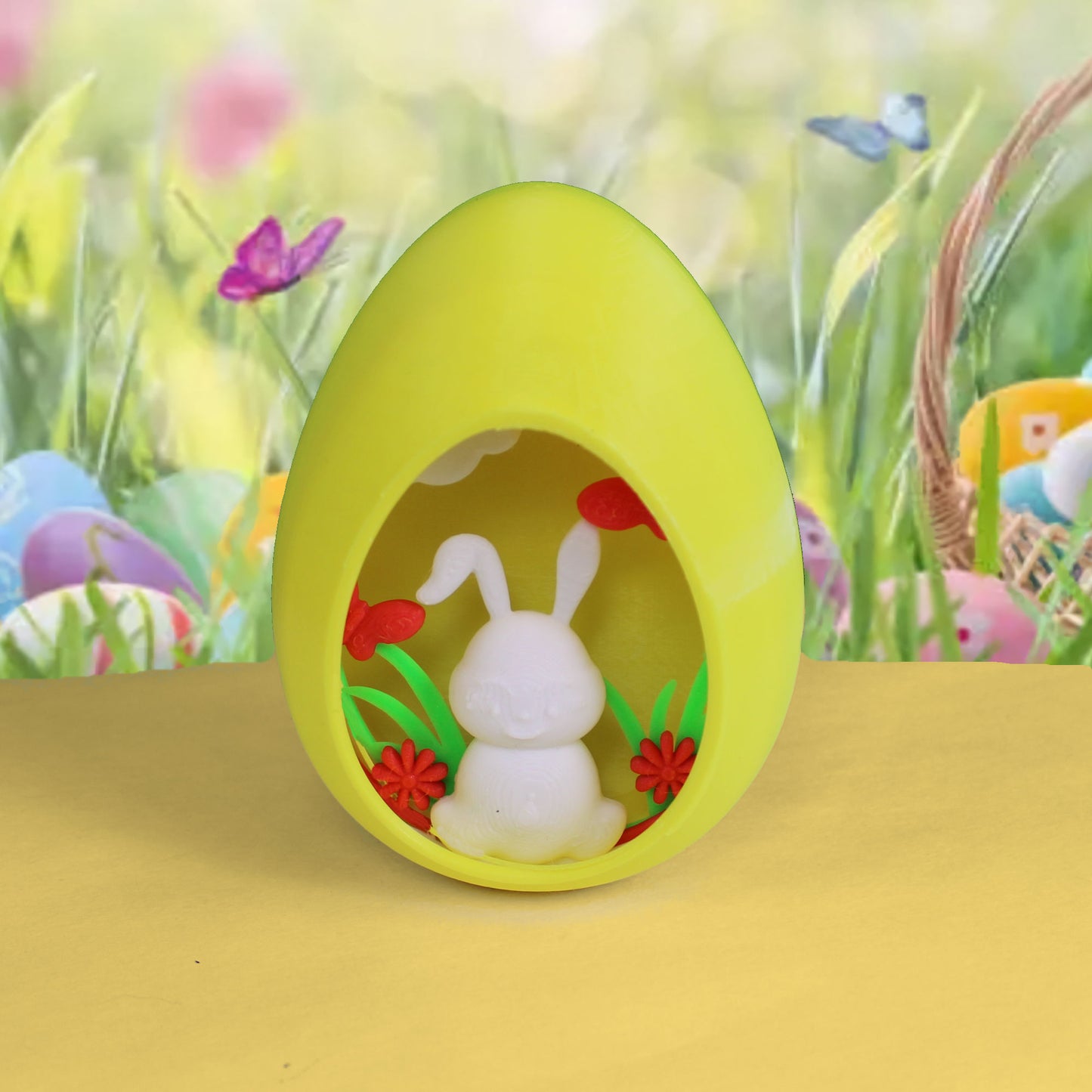 Easter Egg Shadow Box