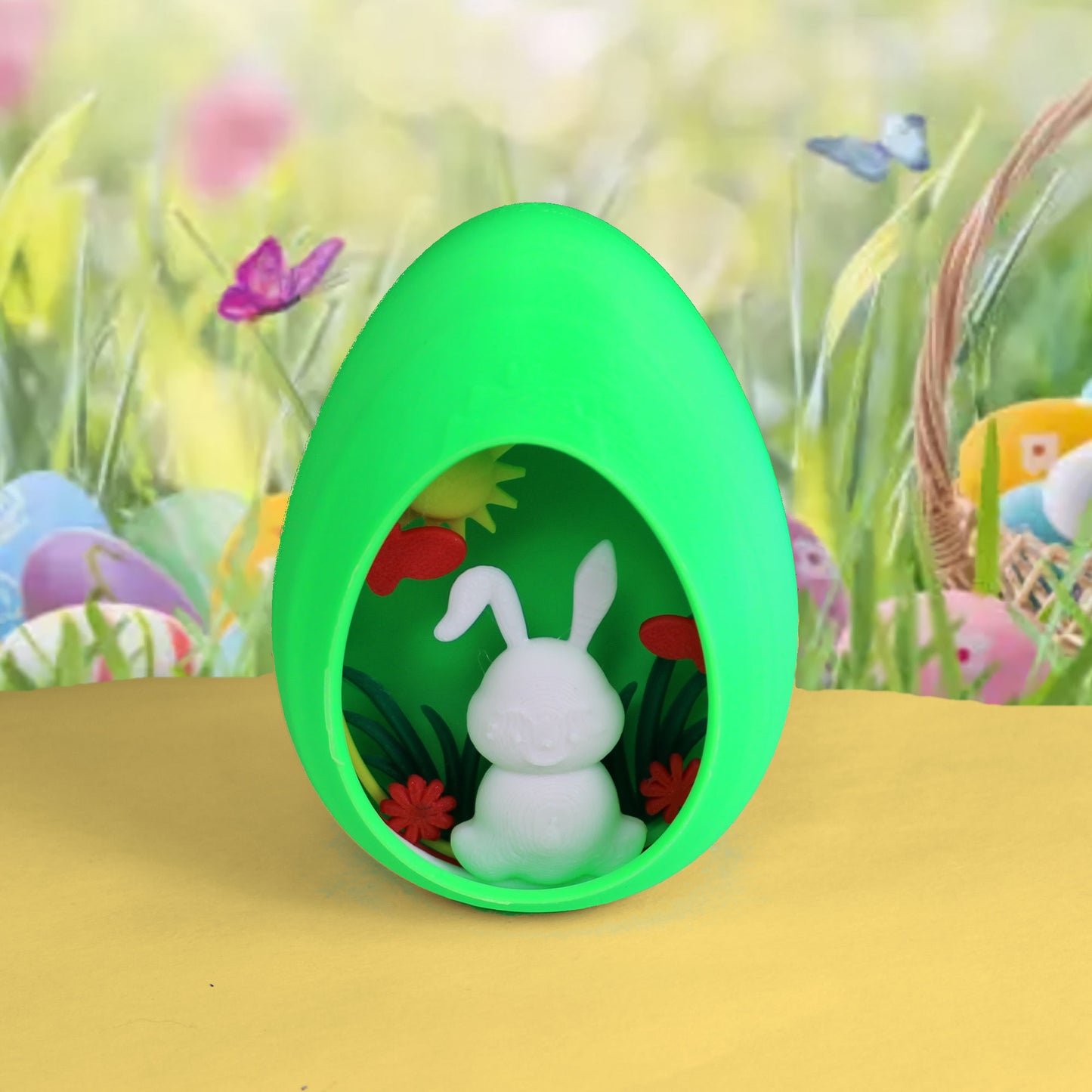 Easter Egg Shadow Box