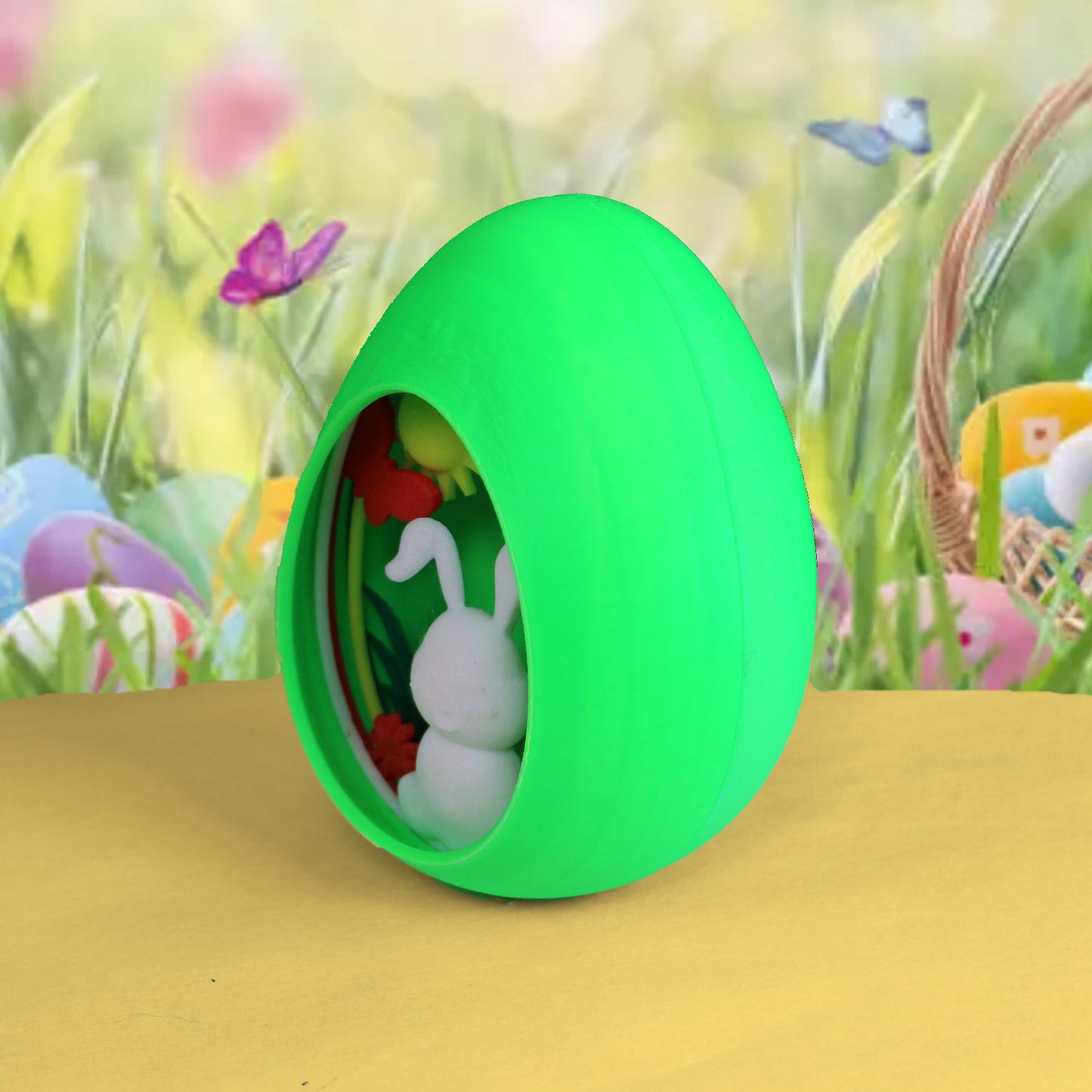 Easter Egg Shadow Box