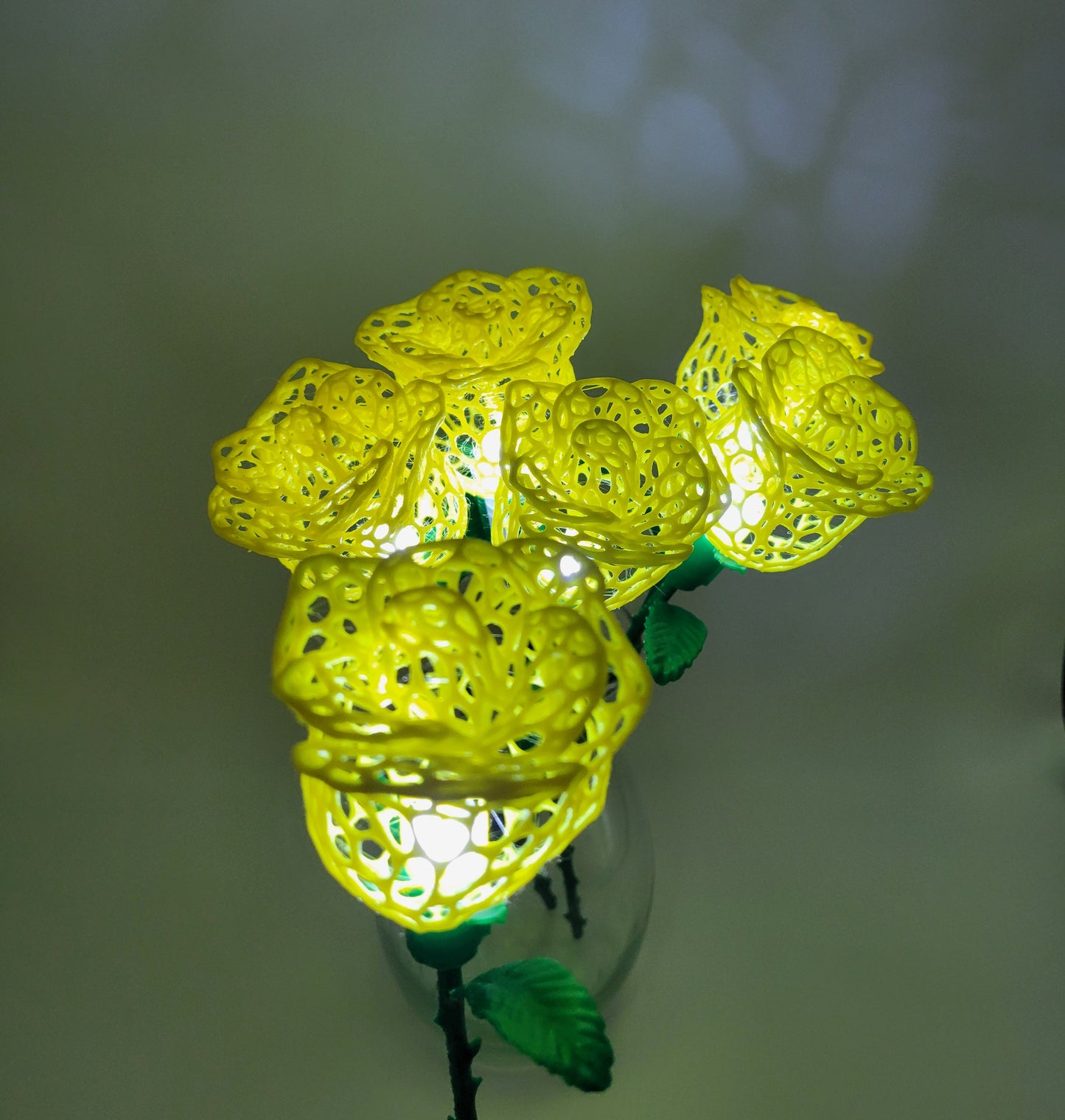 Rose, Intricate Illuminated