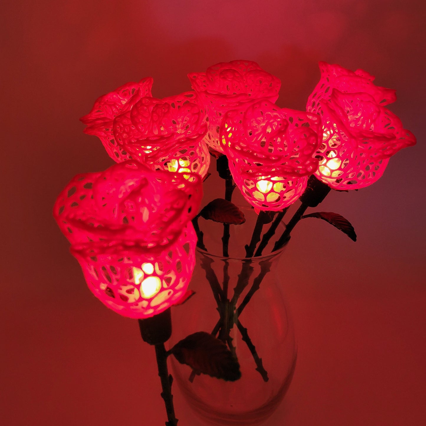 Rose, Intricate Illuminated