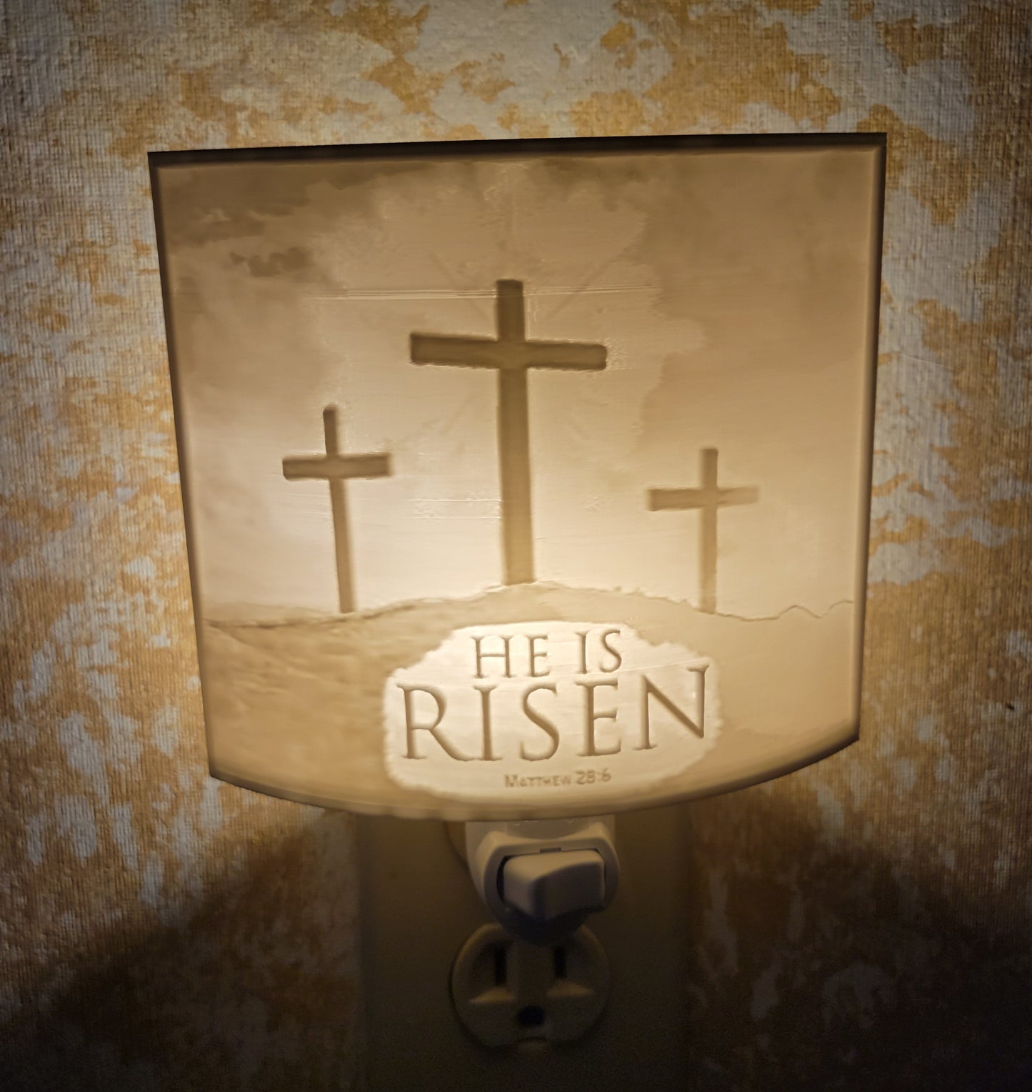 He is Risen Night Light