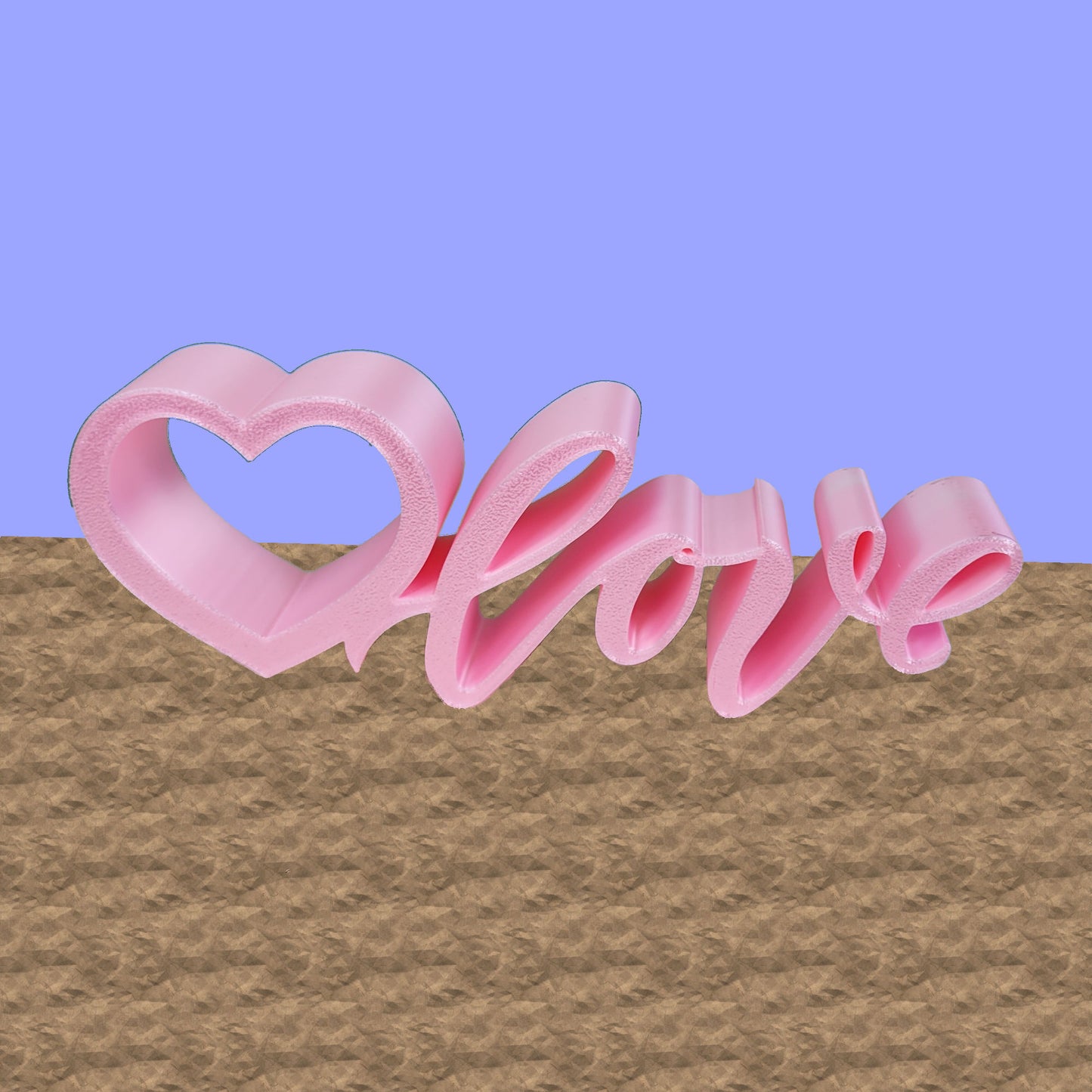 Valentines Day Heart Love Script Display