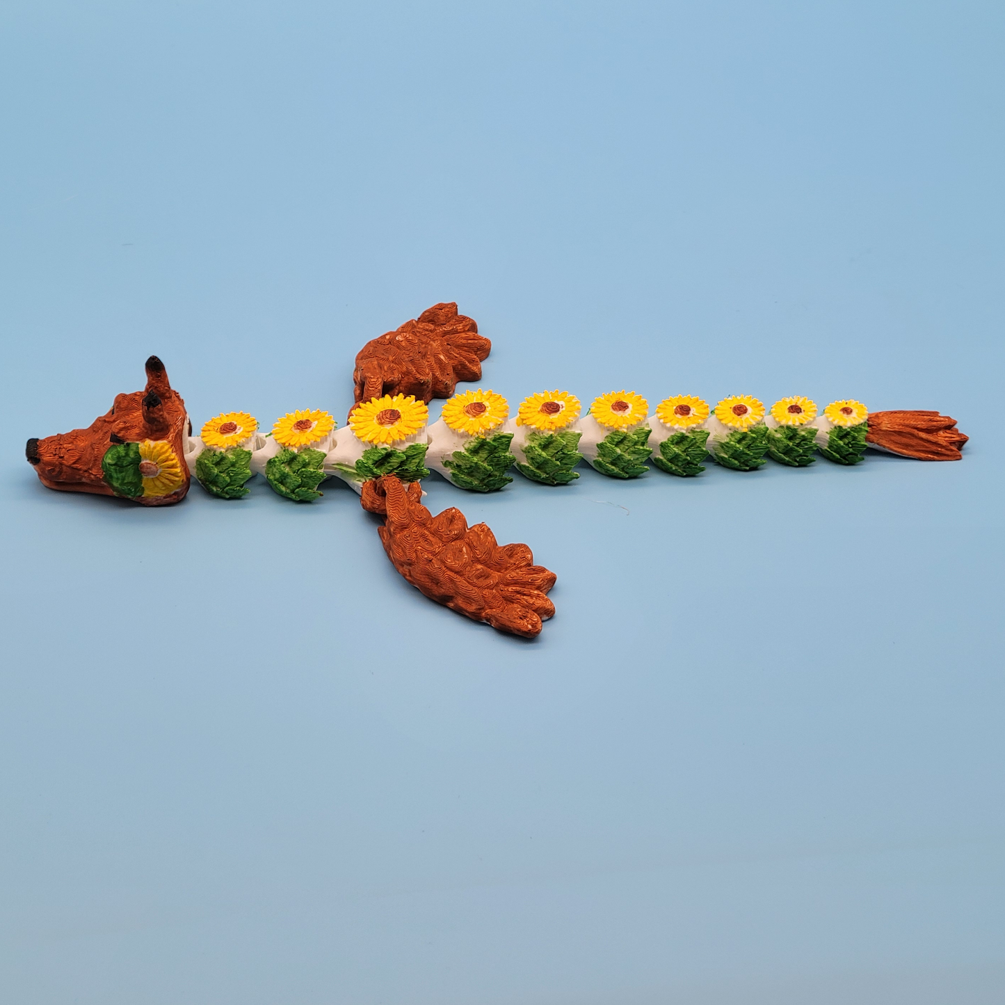 Sunflower Dragon - Hand Painted