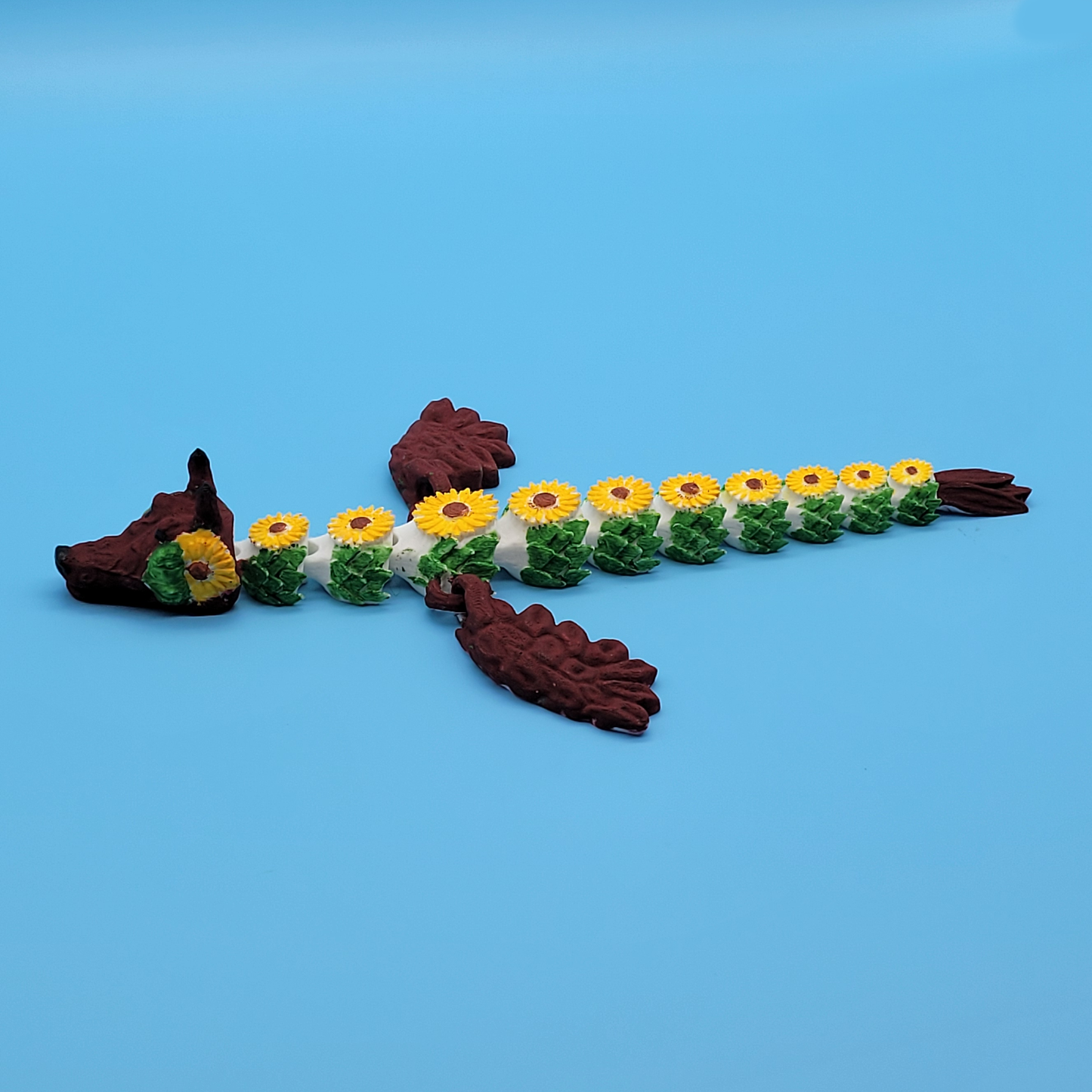 Sunflower Dragon - Hand Painted