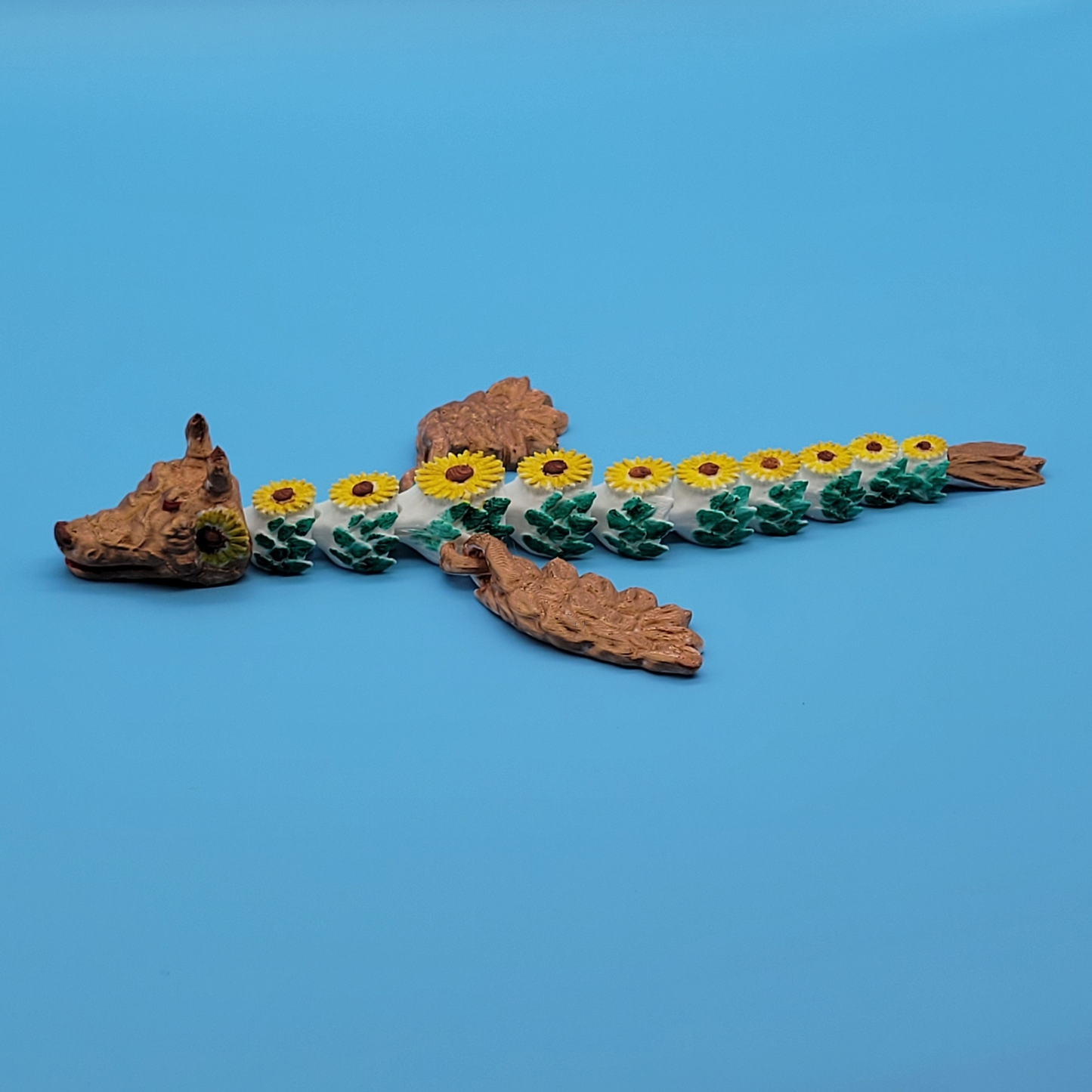 Sunflower Dragon - Hand Painted