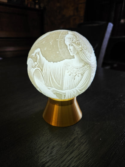Aquarius Zodiac Light Globe - Jan 20 - Feb 19