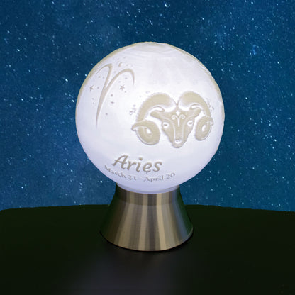 Aries Zodiac Light Globe - Mar 21 - Apr 20