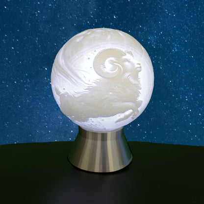 Aries Zodiac Light Globe - Mar 21 - Apr 20