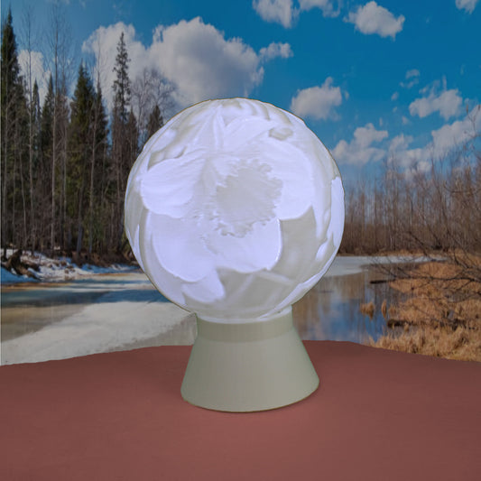 March Birth Month Flower Light Globe - Daffodil, Sakura (Cherry Blossom)