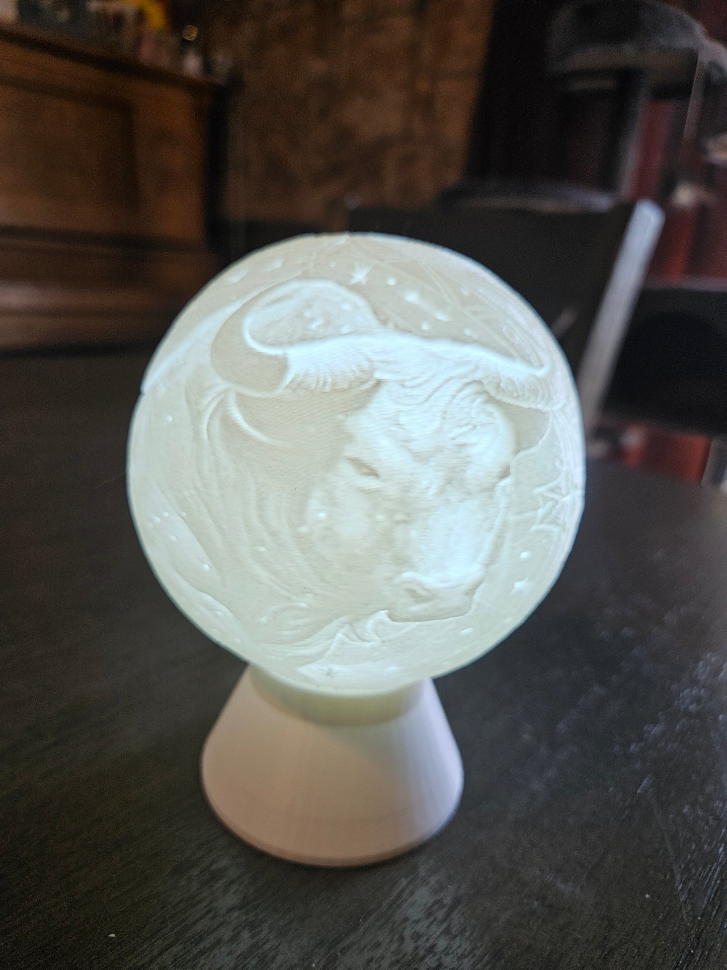 Taurus Zodiac Light Globe - Apr 21 - May 20