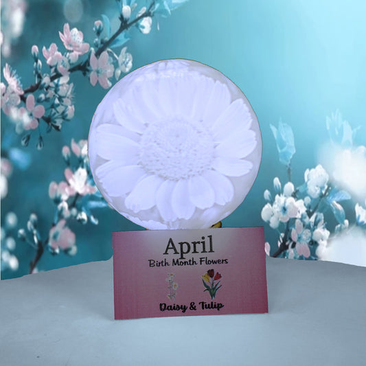 April Birth Month Flower Light Globe - Daisy , Tulip