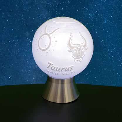 Taurus Zodiac Light Globe - Apr 21 - May 20