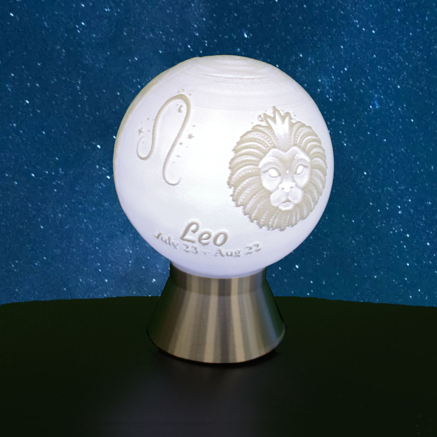 Leo Zodiac Light Globe - Jul 23 - Aug 22