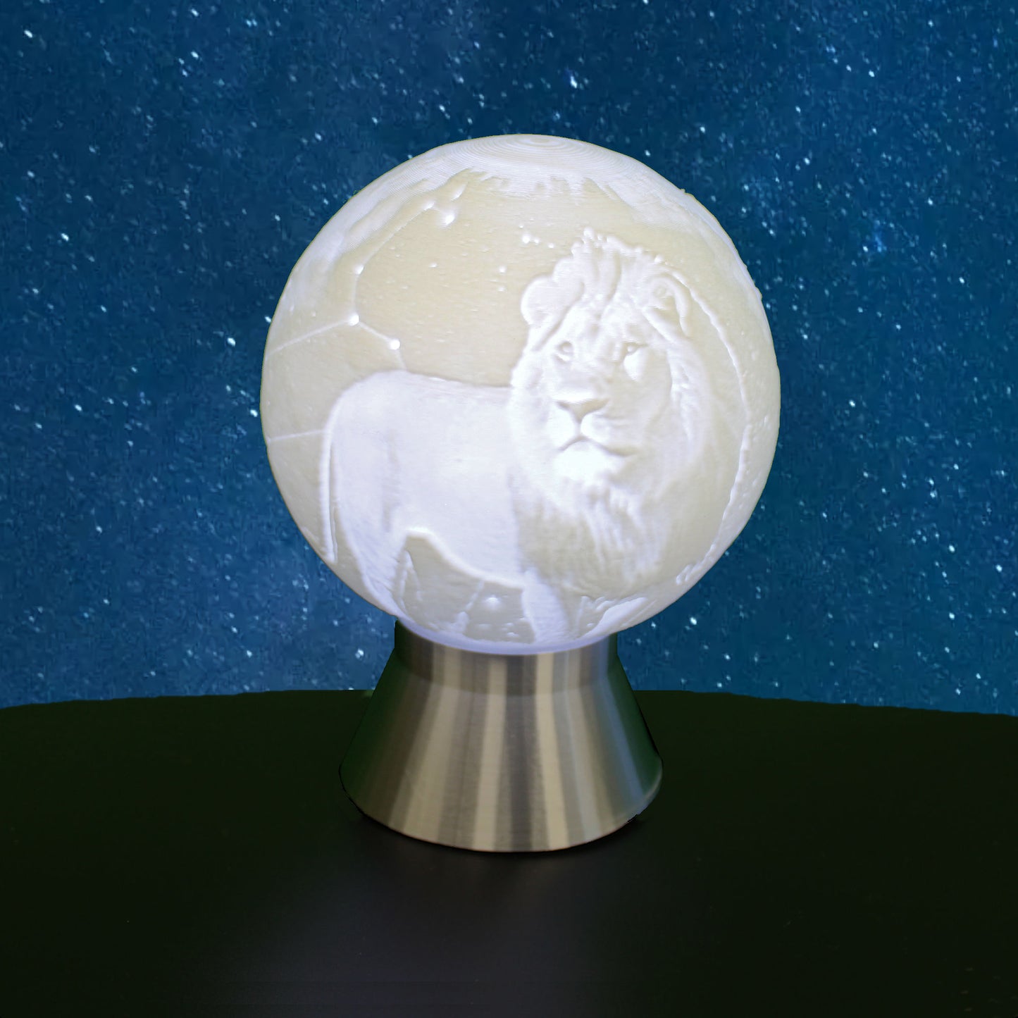 Leo Zodiac Light Globe - Jul 23 - Aug 22