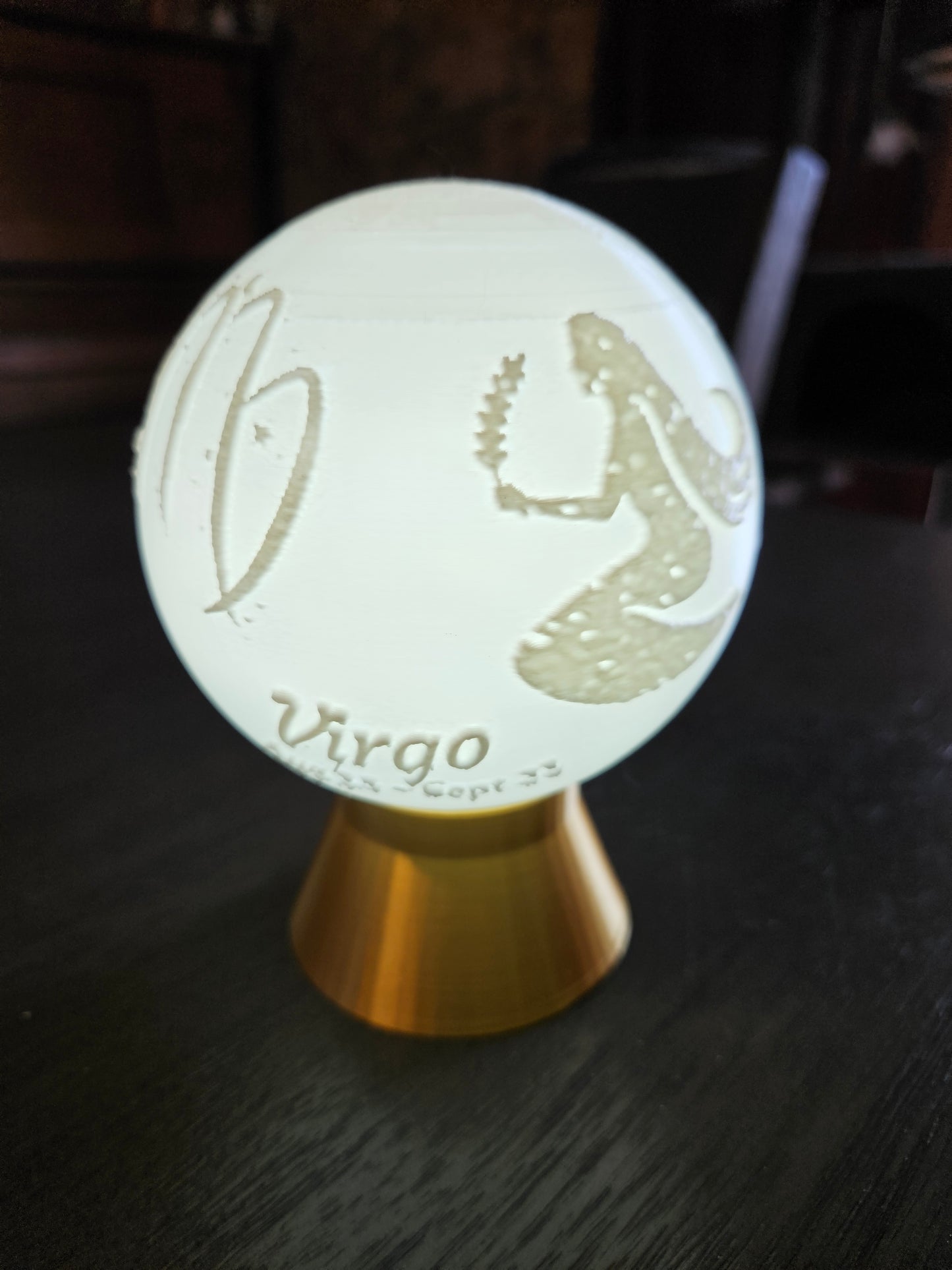 Virgo Zodiac Light Globe - Aug 23 - Sep 22