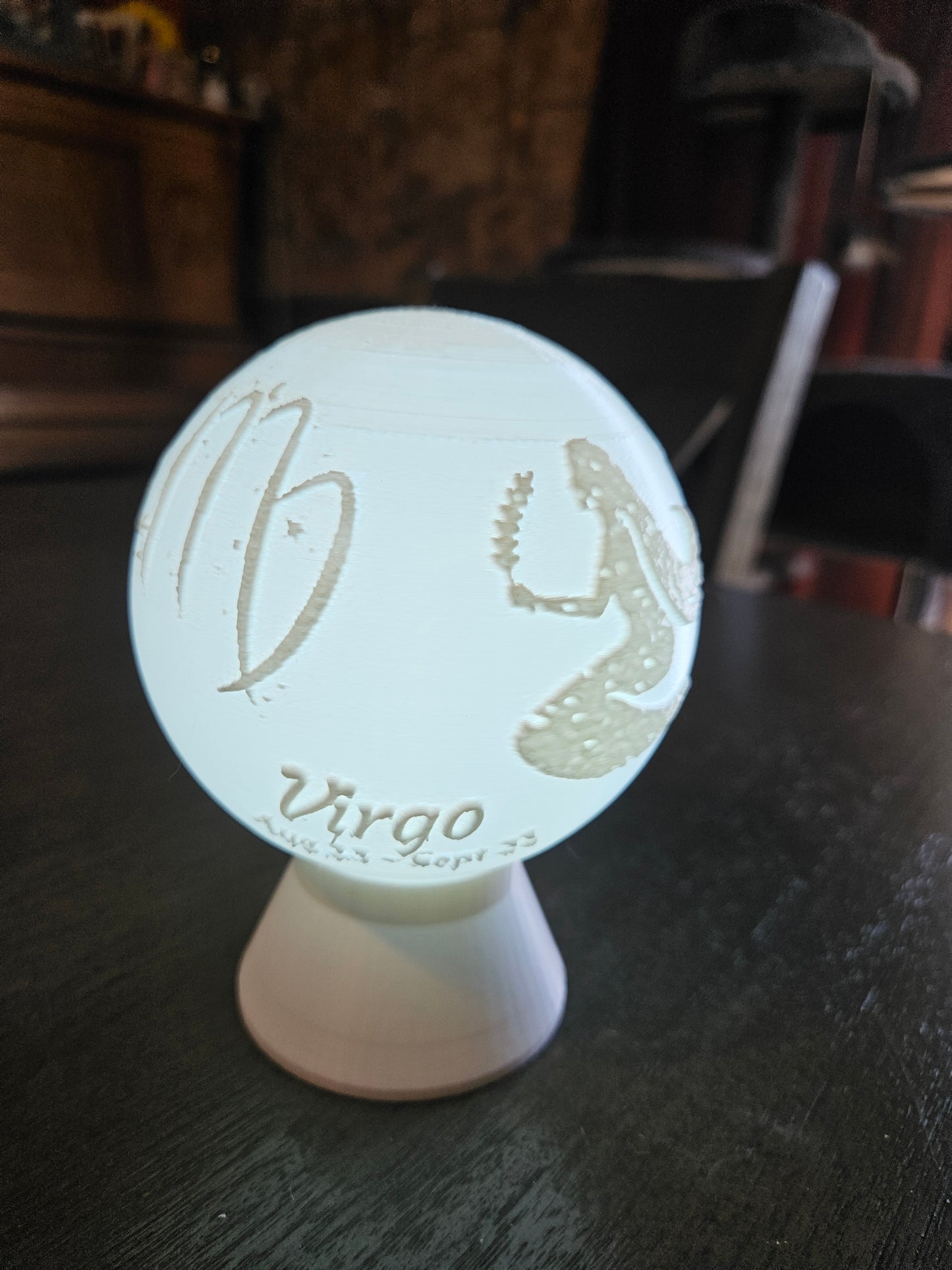 Virgo Zodiac Light Globe - Aug 23 - Sep 22