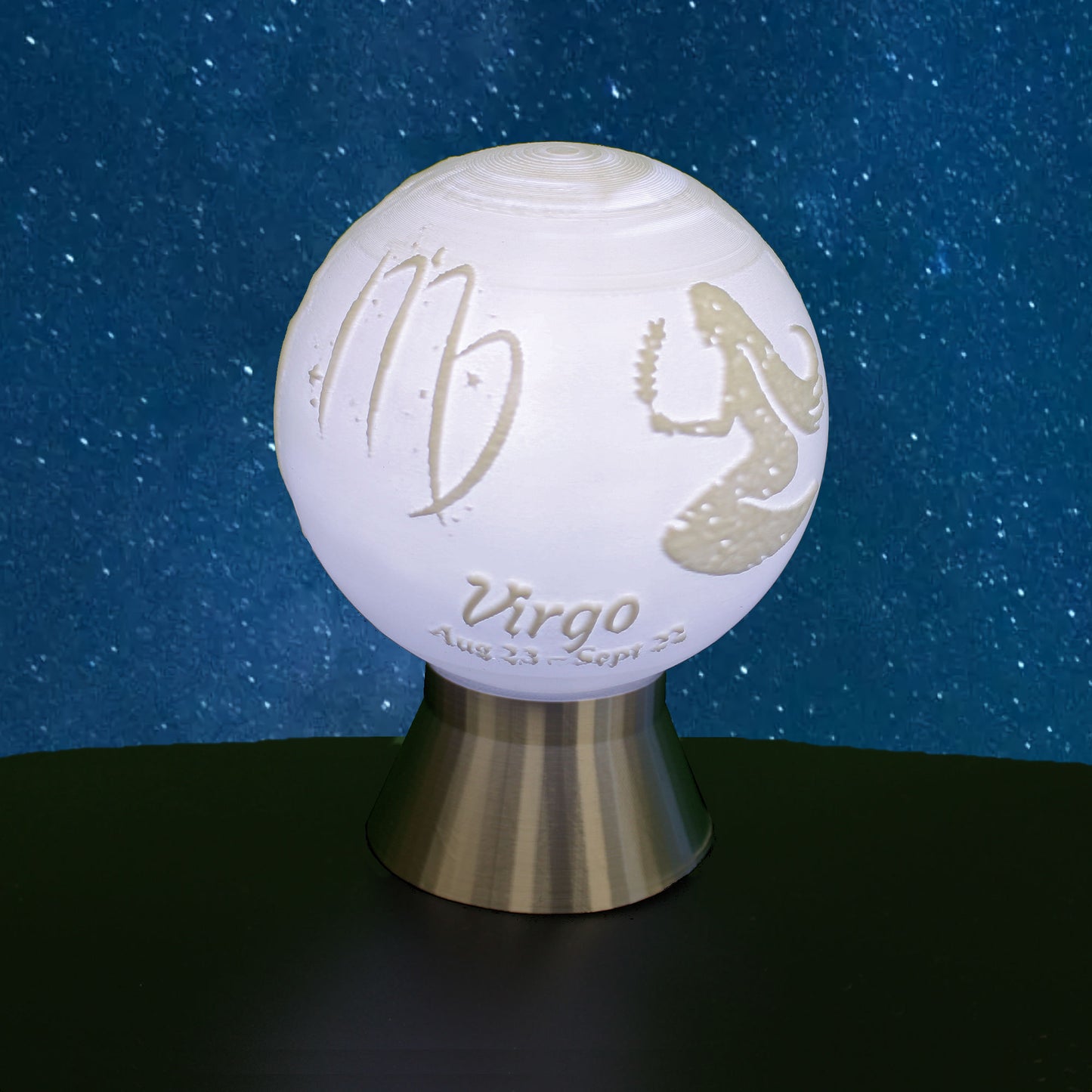 Virgo Zodiac Light Globe - Aug 23 - Sep 22