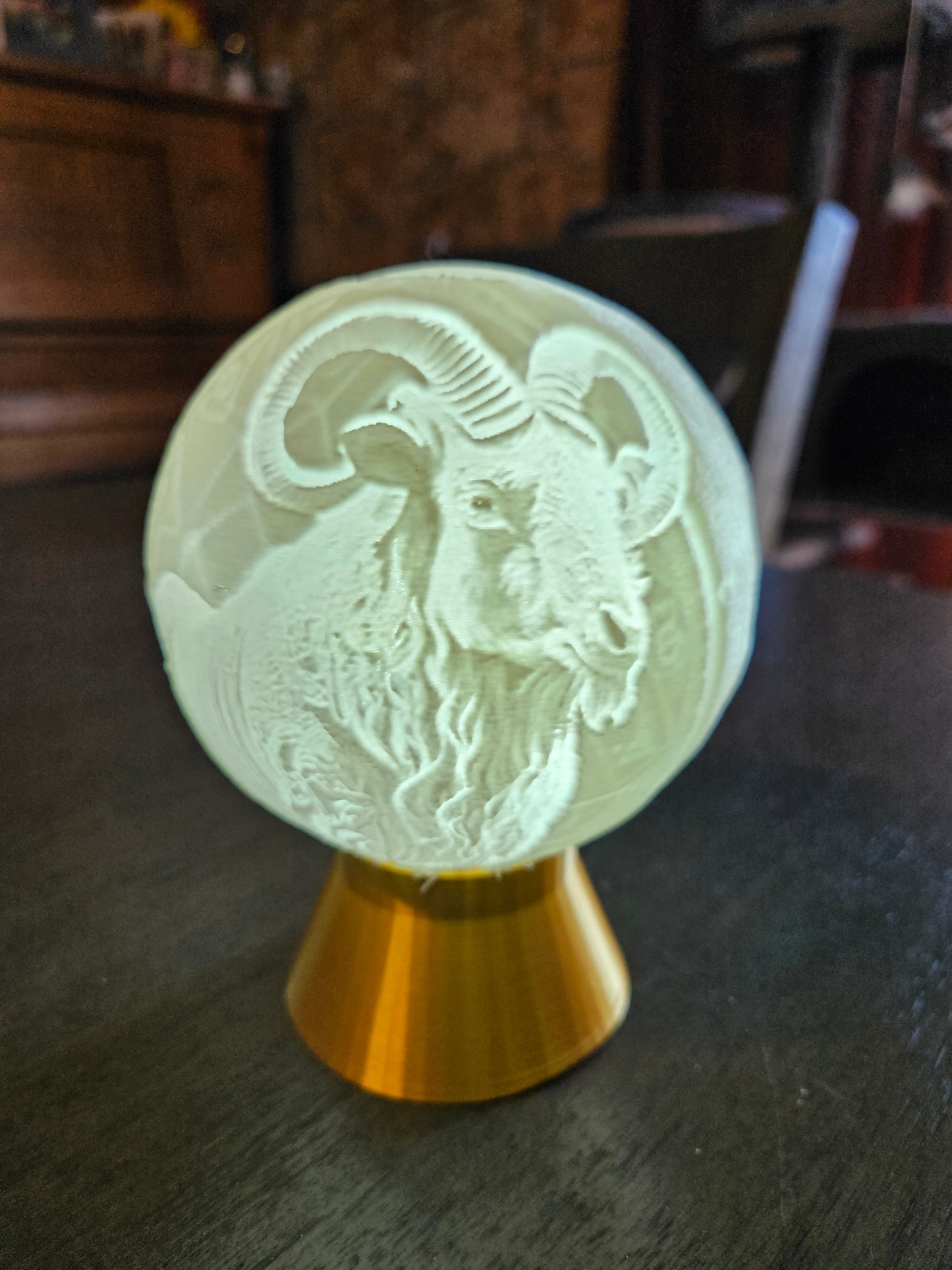 Capricorn Zodiac Light Globe - Dec 23 - Jan 19