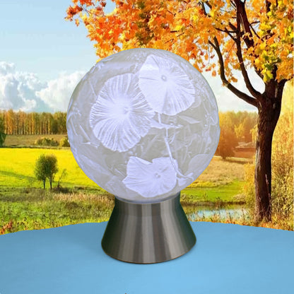 September Birth Month Flower Light Globe - Morning Glory, Aster