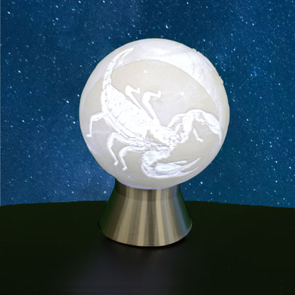 Scorpio Zodiac Light Globe - Oct 23 - Nov 22