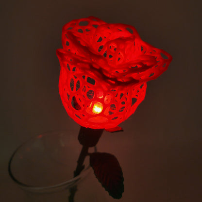 Rose, Intricate Illuminated