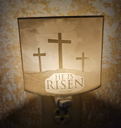He is Risen Night Light