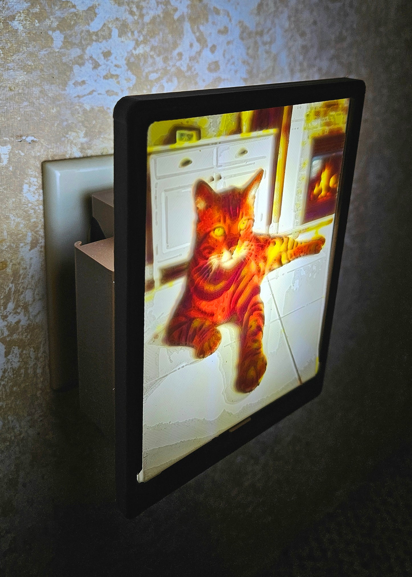 Cat - Tabby Desktop or Night Light Display