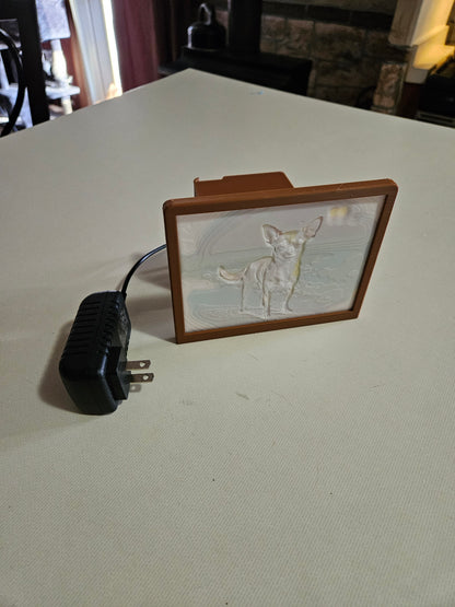 Dog - Chihuahua - Desktop or Night Light Display