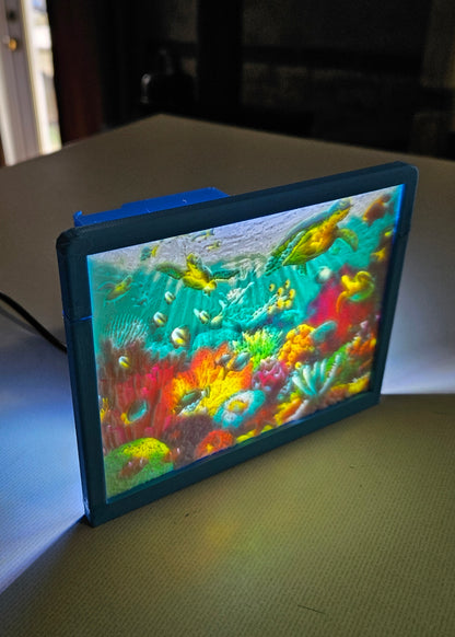 Coral Reef Sea Turtle - Desktop or Night Light Display