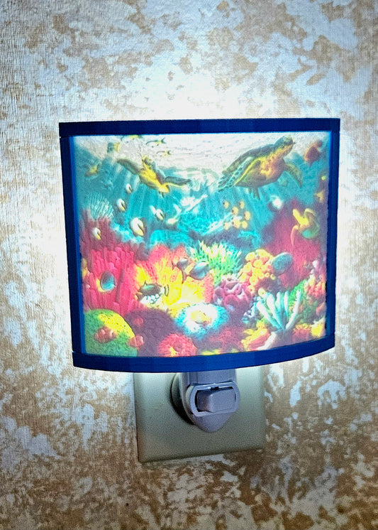 Coral Reef Sea Turtle Night Light