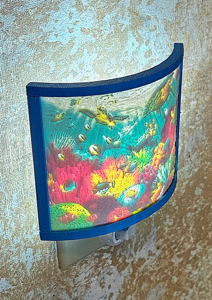 Coral Reef Sea Turtle Night Light