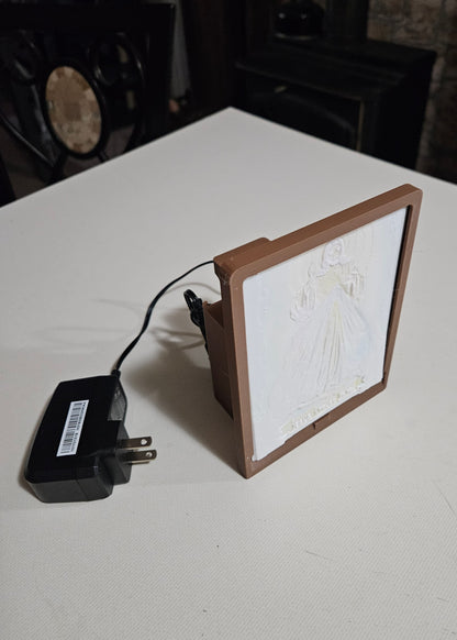 Divine Mercy Jesus I Trust In You - Desktop or Night Light Display