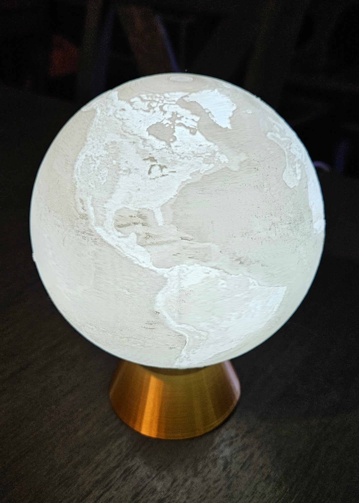 Earth _ White Globe Light