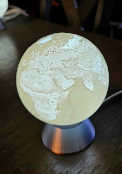 Earth _ White Globe Light