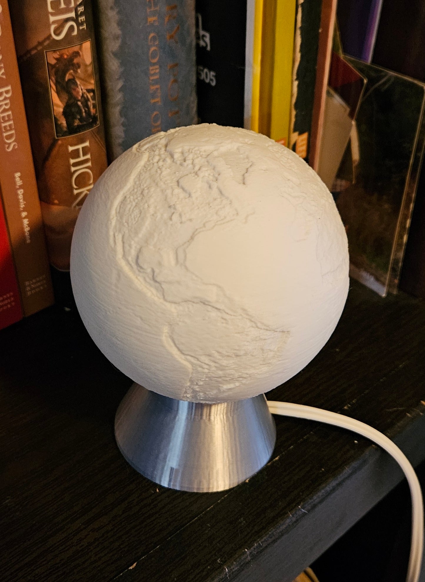 Earth _ White Globe Light