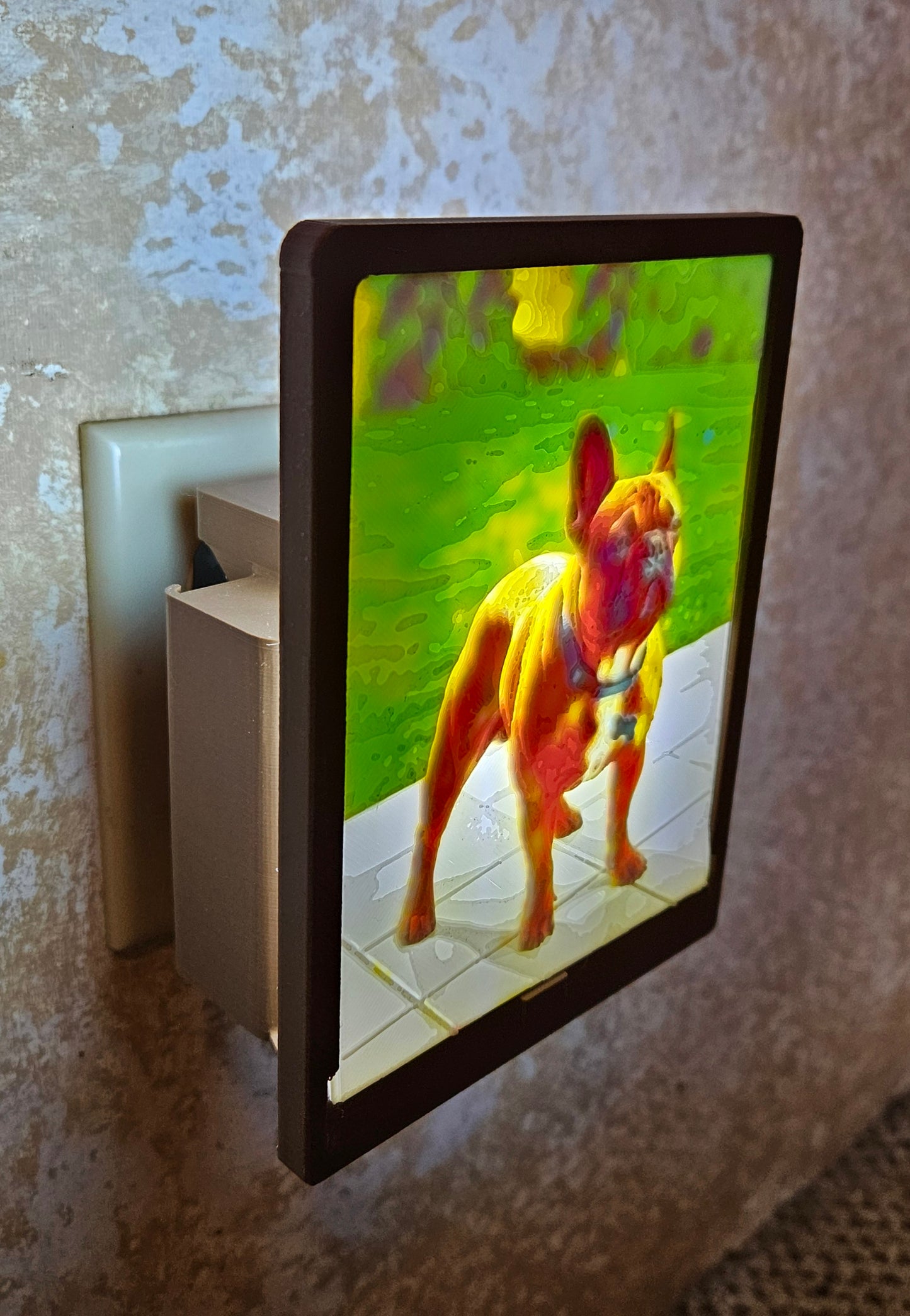 Dog - French Bulldog - Desktop or Night Light Display