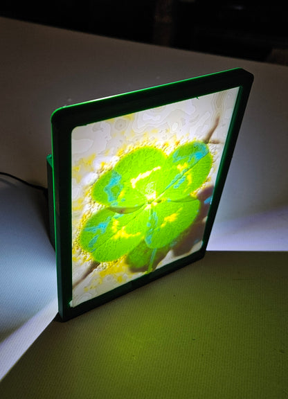Four Leaf Clover - St Patrick's Day - Desktop or Night Light Display