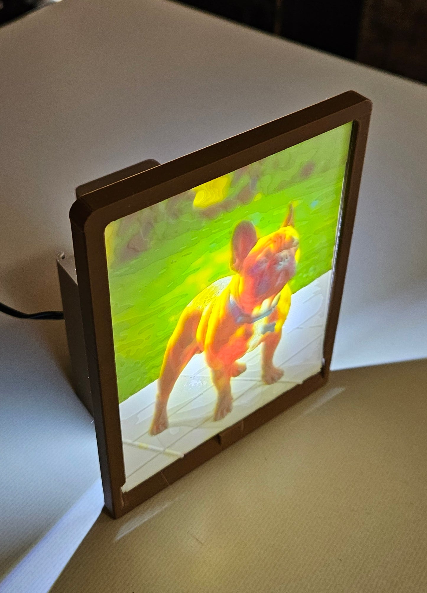 Dog - French Bulldog - Desktop or Night Light Display