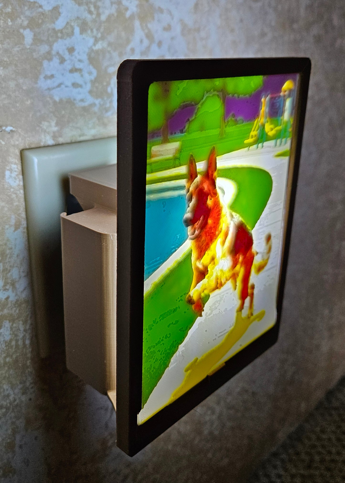 Dog - German Shepherd - Desktop or Night Light Display