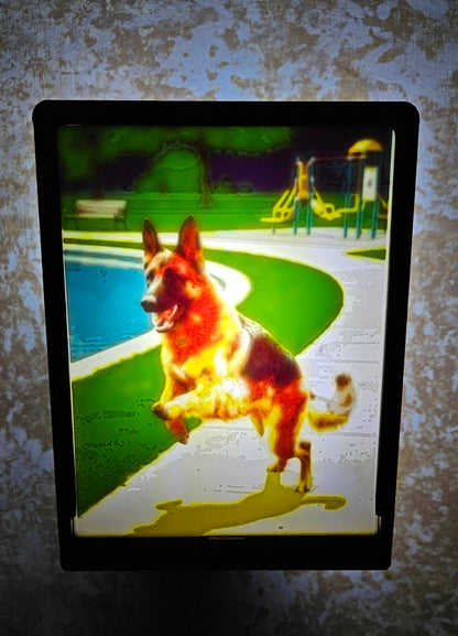 Dog - German Shepherd - Desktop or Night Light Display