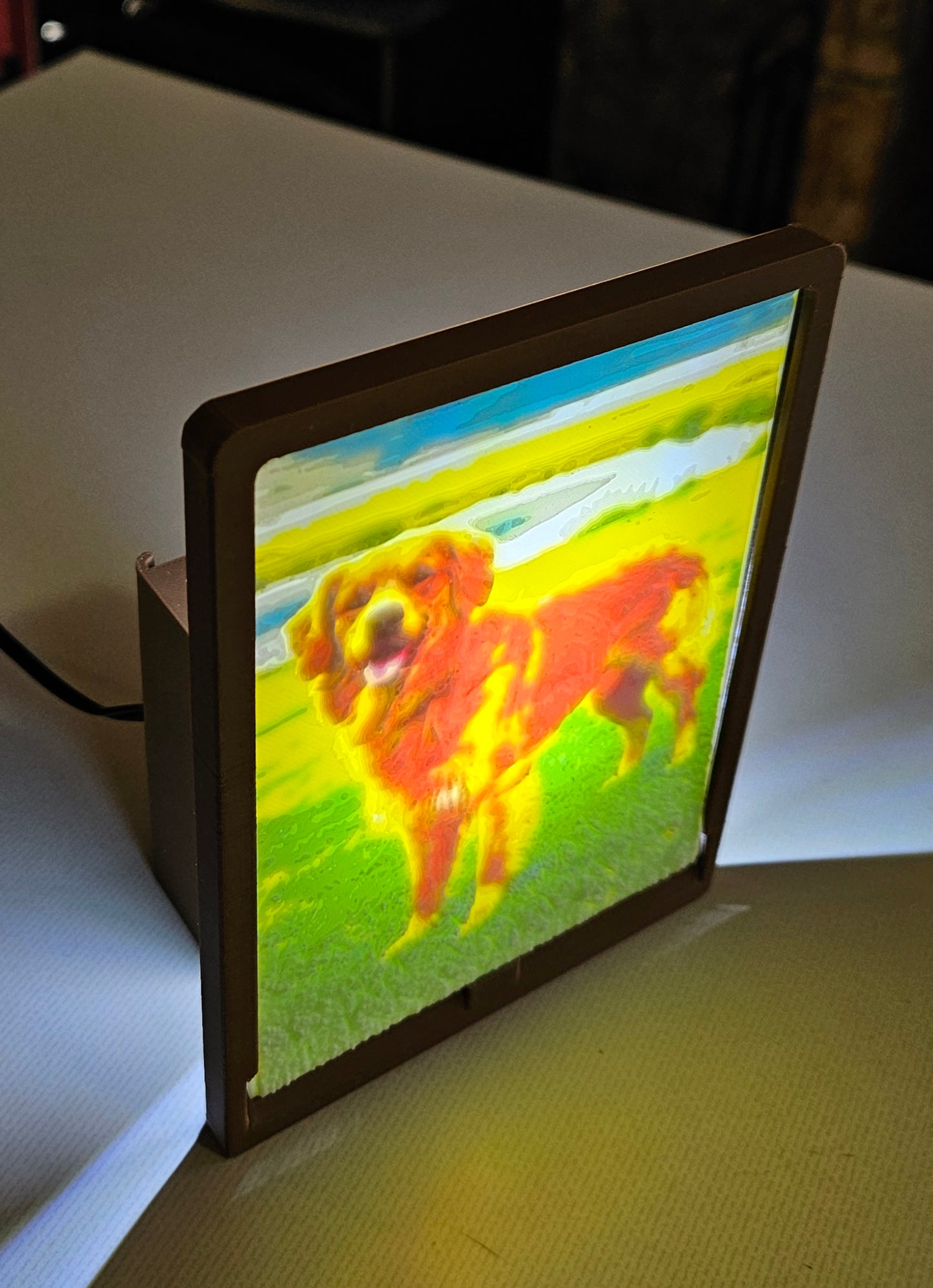 Dog - Golden Retriever - Desktop or Night Light Display