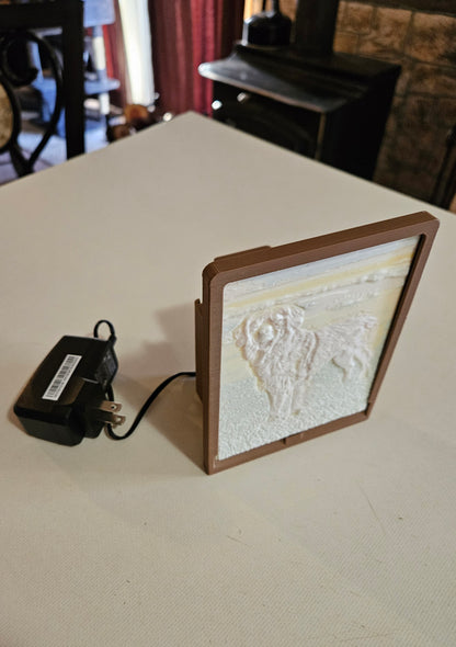 Dog - Golden Retriever - Desktop or Night Light Display